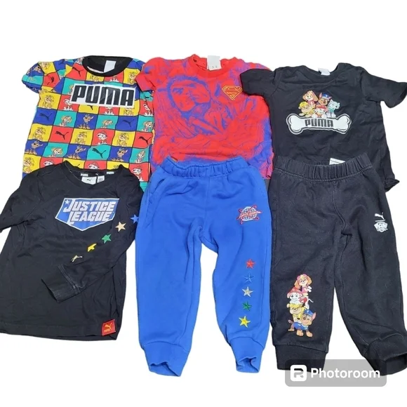 Puma 6 Piece Mix And Match Set Toddler 3T‎ - Picture 6 of 6